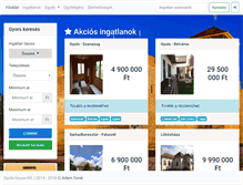 Tablet Screenshot of ingatlandetektiv.hu
